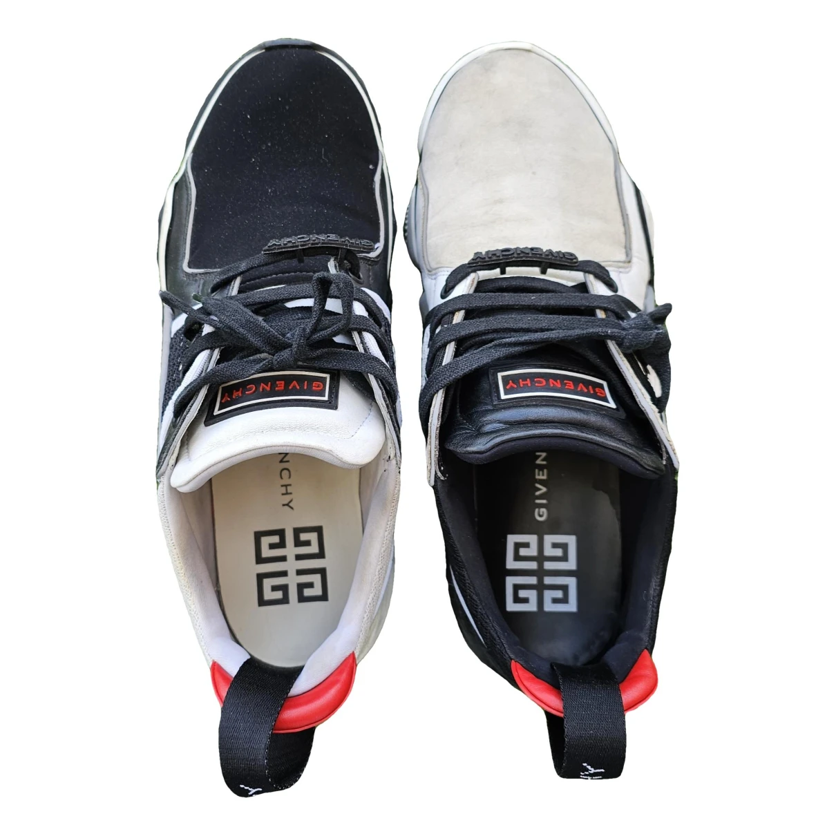Pre-owned Givenchy Jaw Low Trainers In Black