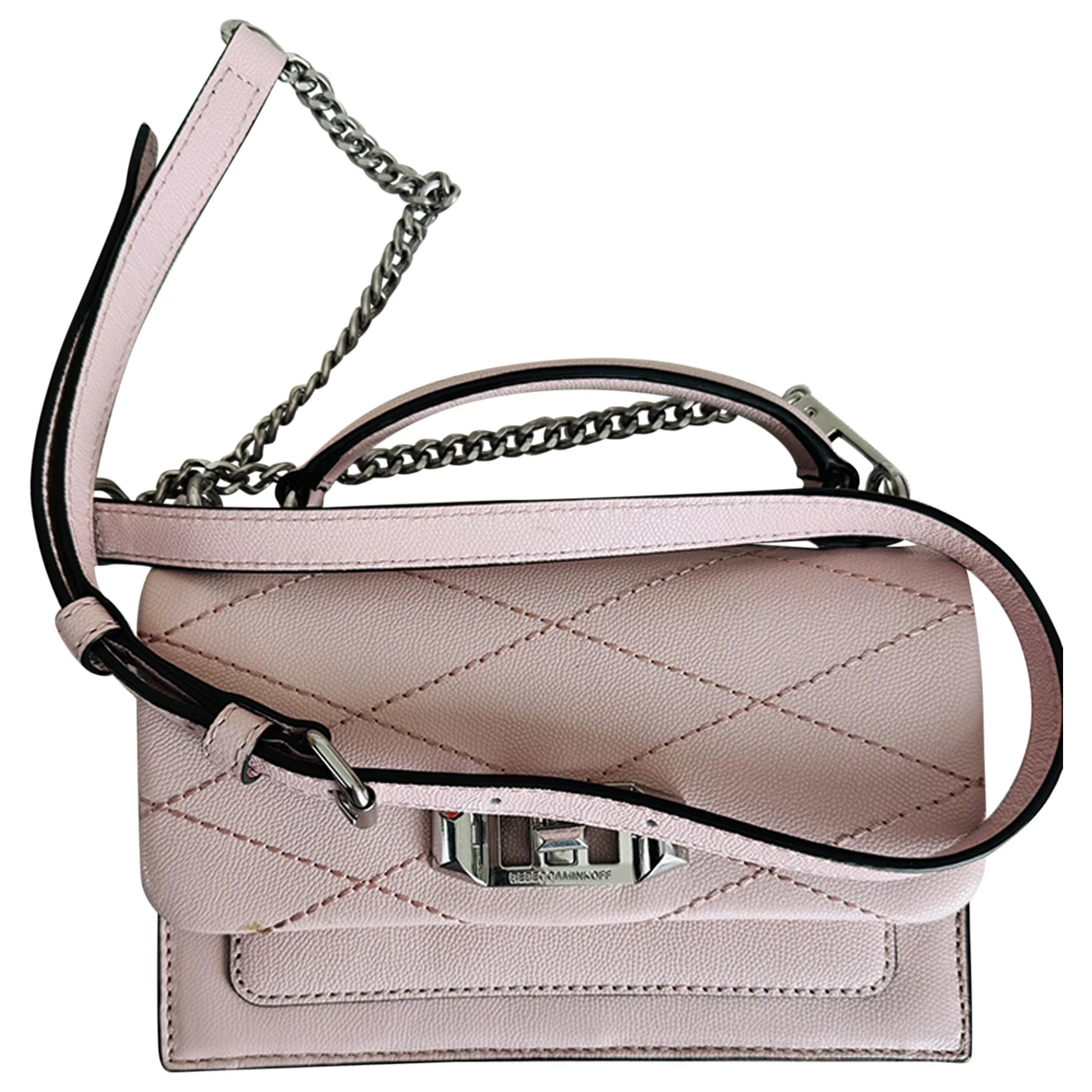 Pre-owned Rebecca Minkoff Patent Leather Crossbody Bag In Pink