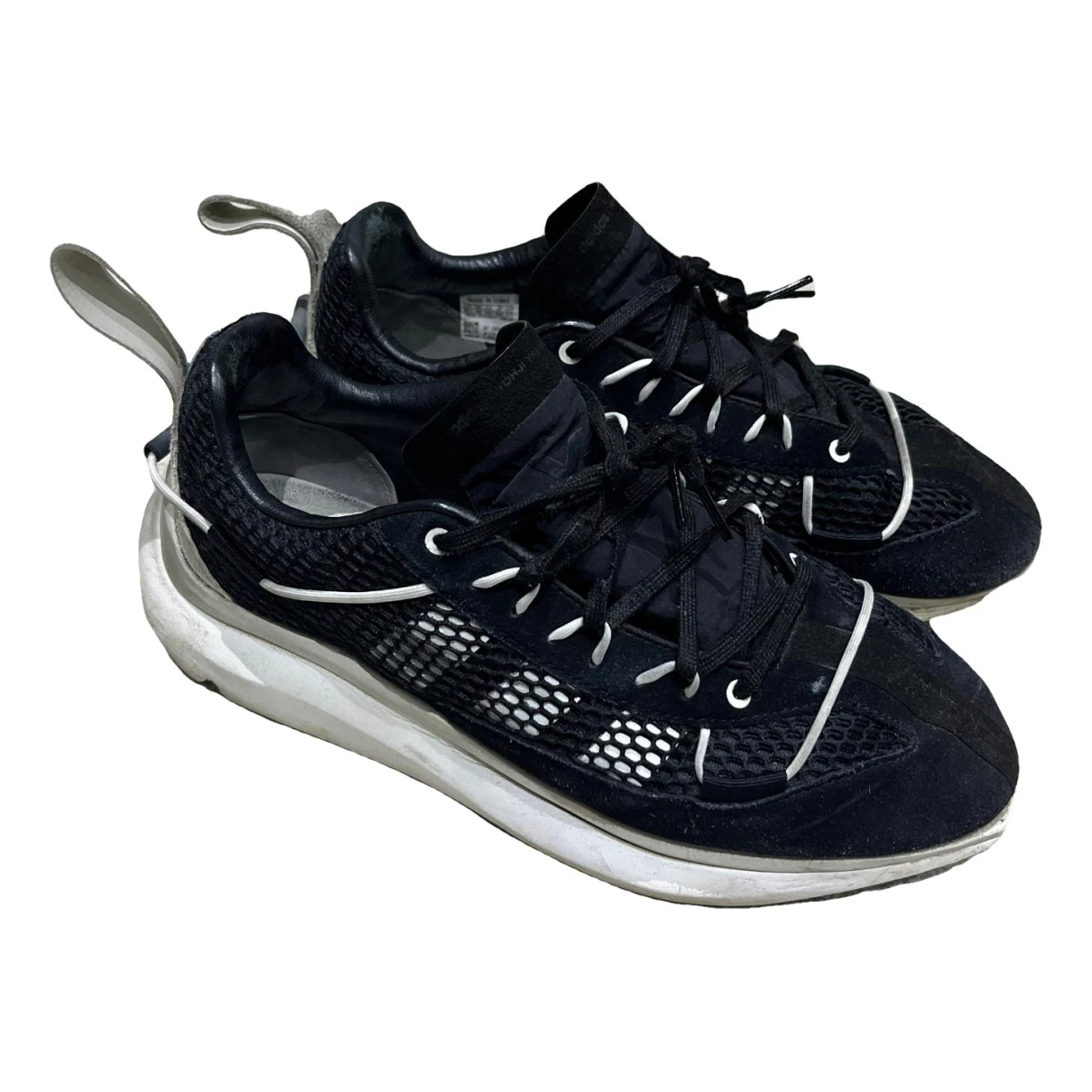 Pre-owned Y-3 By Yohji Yamamoto Low Trainers In Black
