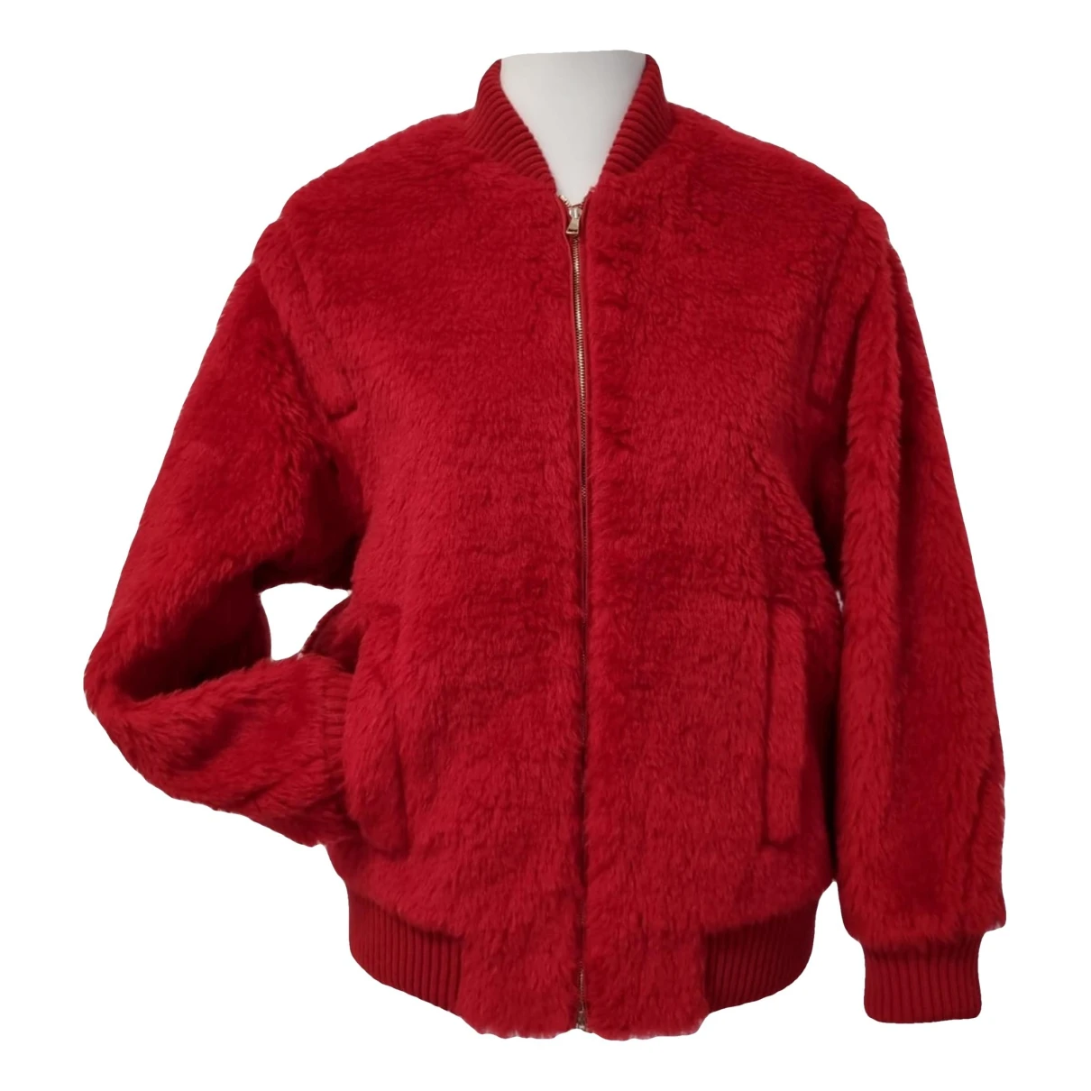 Pre-owned Max Mara Cashmere Coat In Red