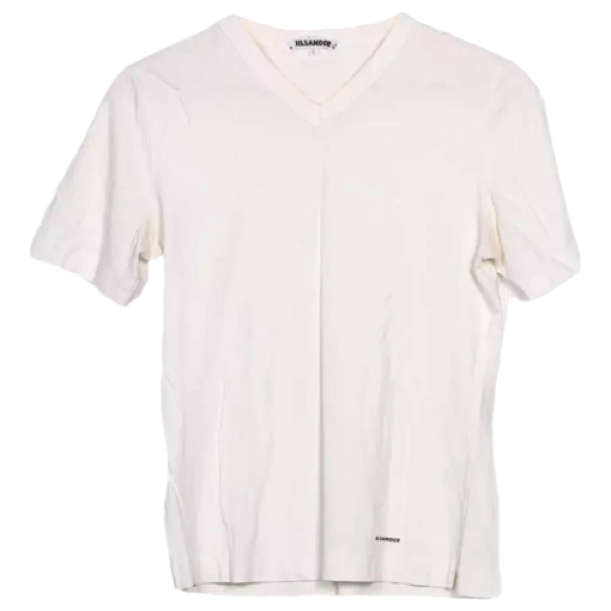 Pre-owned Jil Sander T-shirt In White