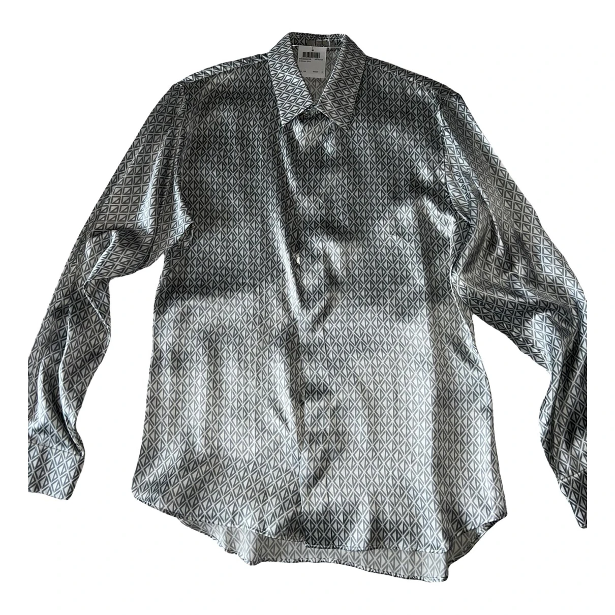 Pre-owned Dior Silk Shirt In Silver