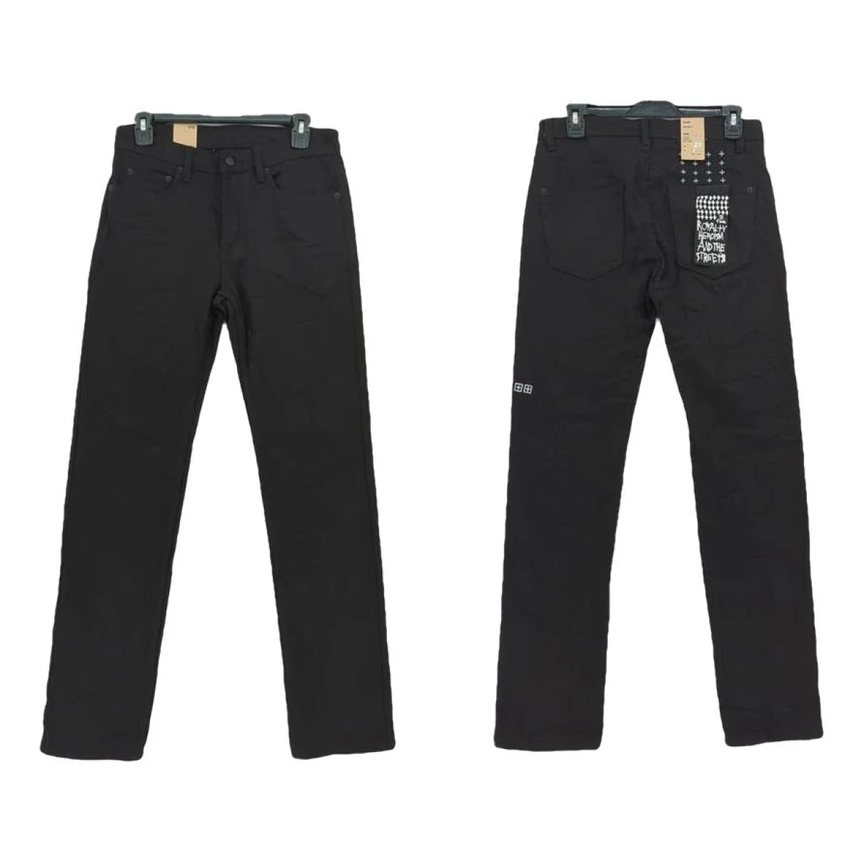 Pre-owned Ksubi Straight Jeans In Black