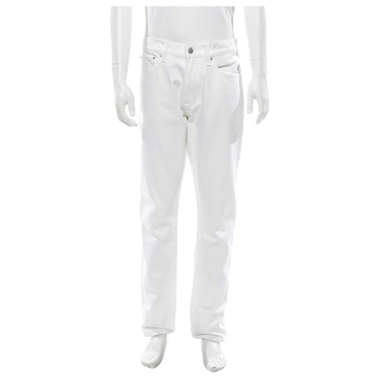 Pre-owned Calvin Klein 205w39nyc Slim Jean In White