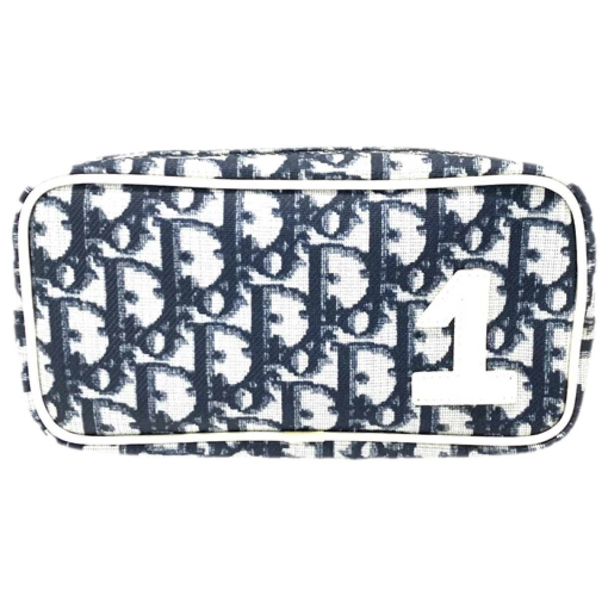 Pre-owned Dior Clutch In Navy