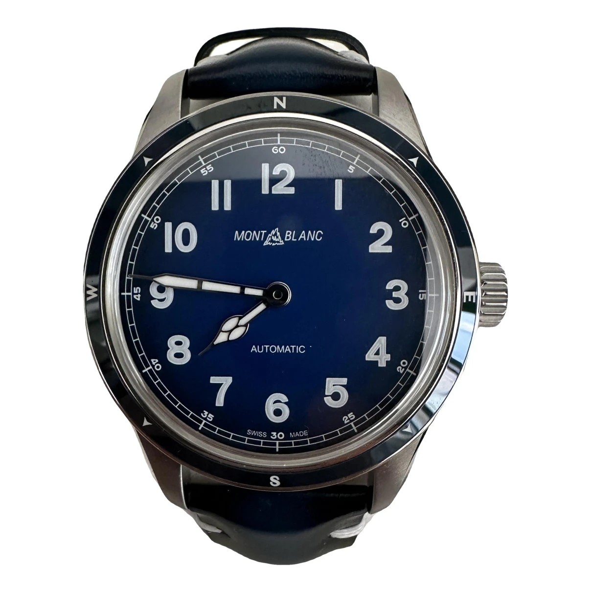 Pre-owned Montblanc Watch In Blue