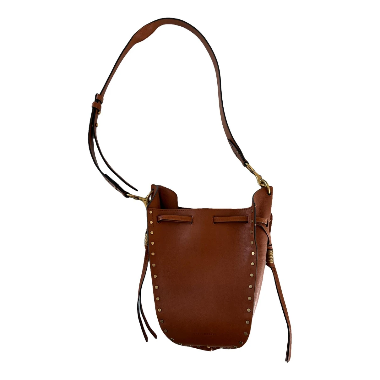 Pre-owned Isabel Marant Radja Leather Crossbody Bag In Brown