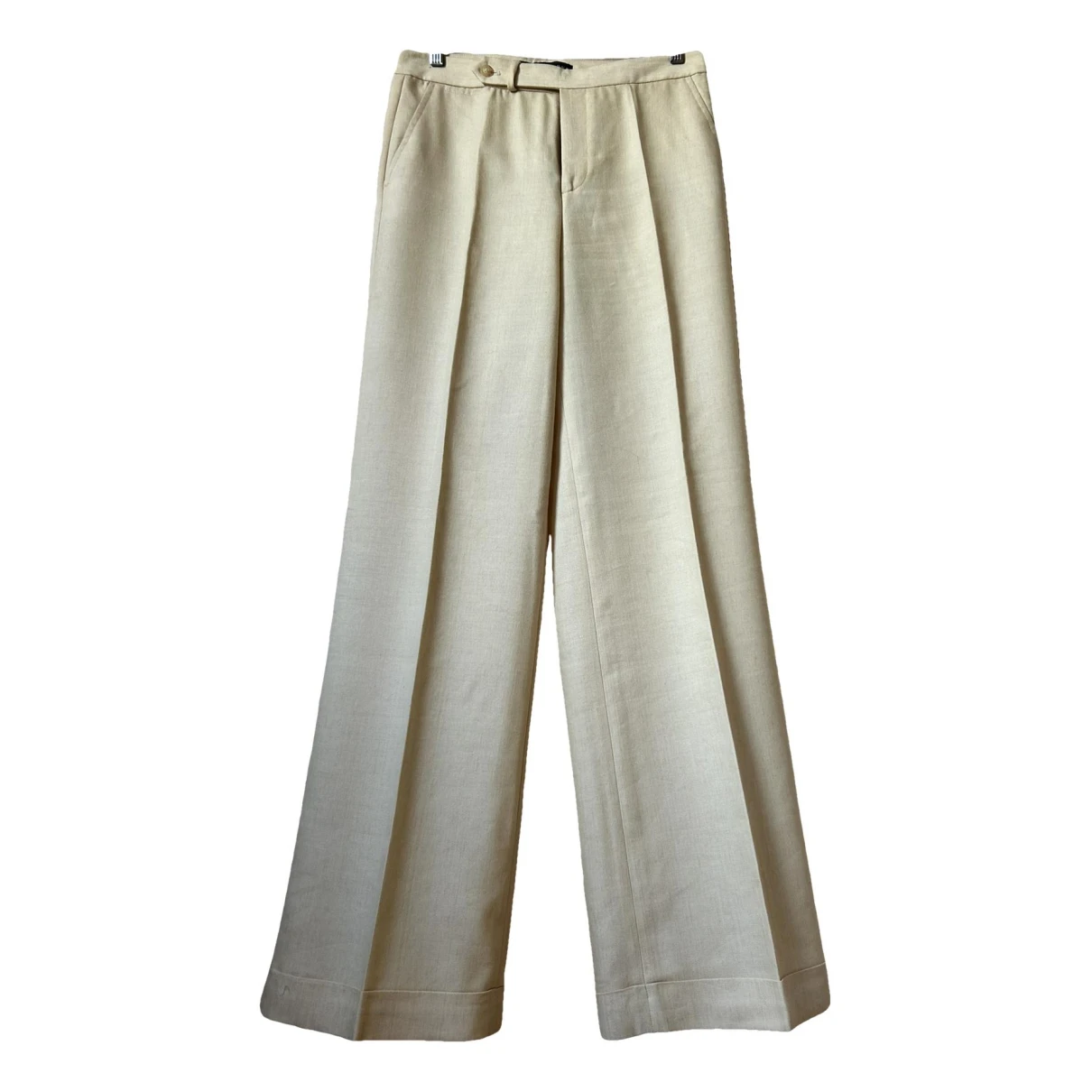 Pre-owned Ralph Lauren Large Pants In Beige