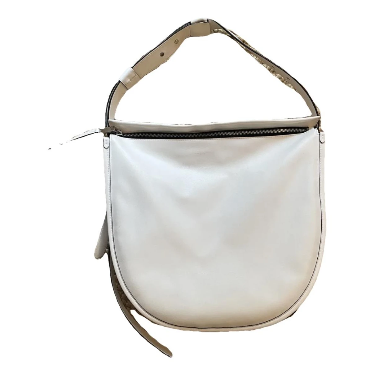 Pre-owned Proenza Schouler Leather Crossbody Bag In White