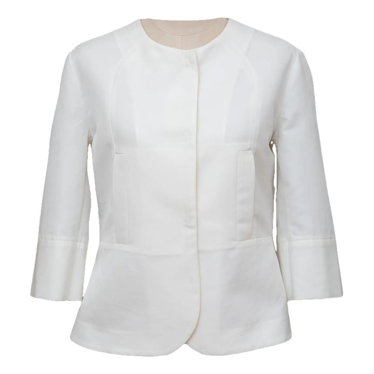 Pre-owned Marni Short Vest In White