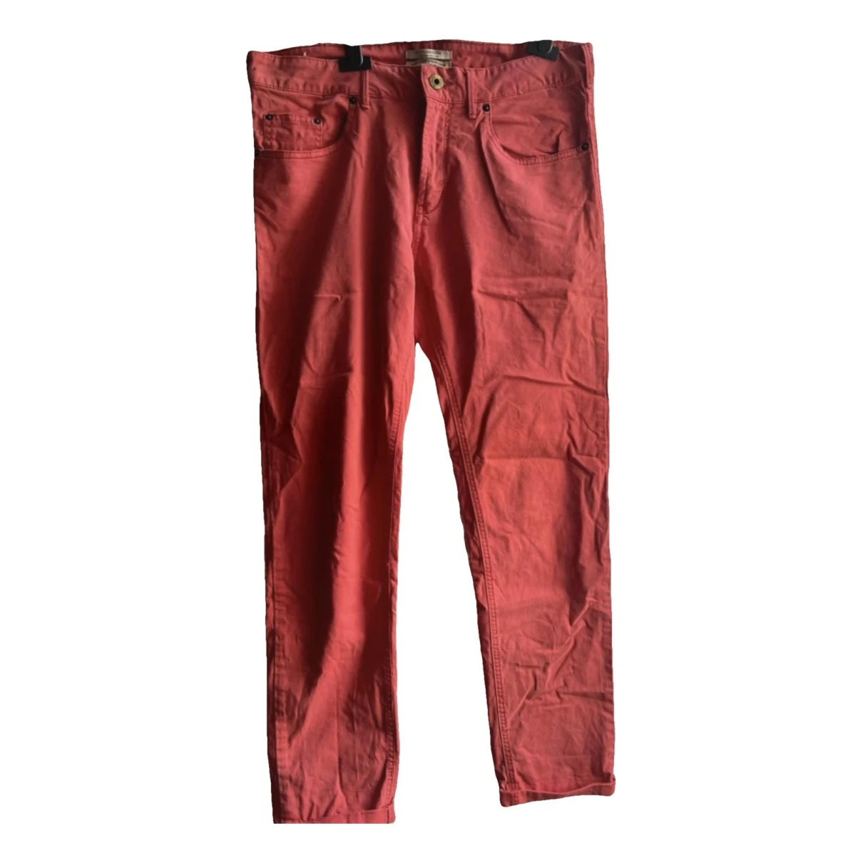 Pre-owned Scotch & Soda Straight Jeans In Red