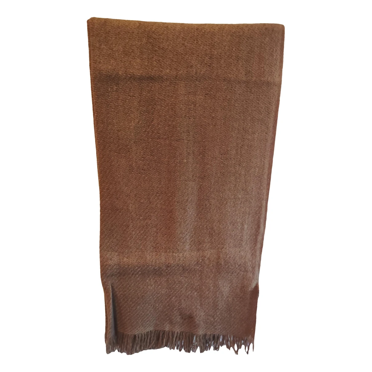 Pre-owned Loro Piana Scarf & Pocket Square In Camel