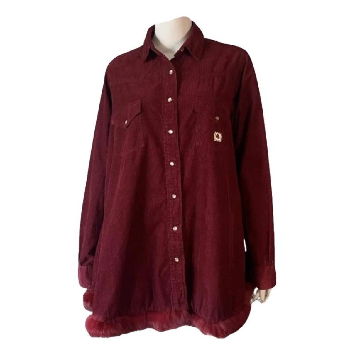 Pre-owned Kenzo Shirt In Burgundy