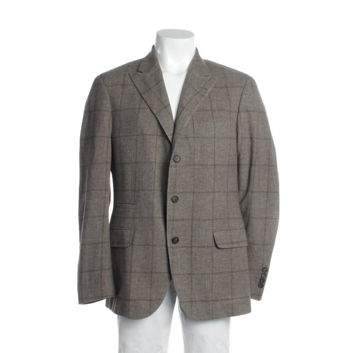 Pre-owned Brunello Cucinelli Wool Jacket In Brown