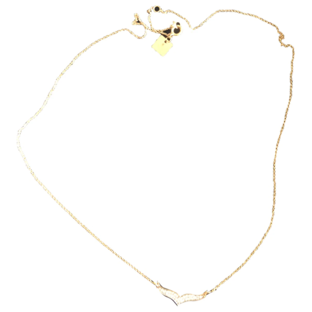 Pre-owned Ginette Ny Wise Yellow Gold Necklace