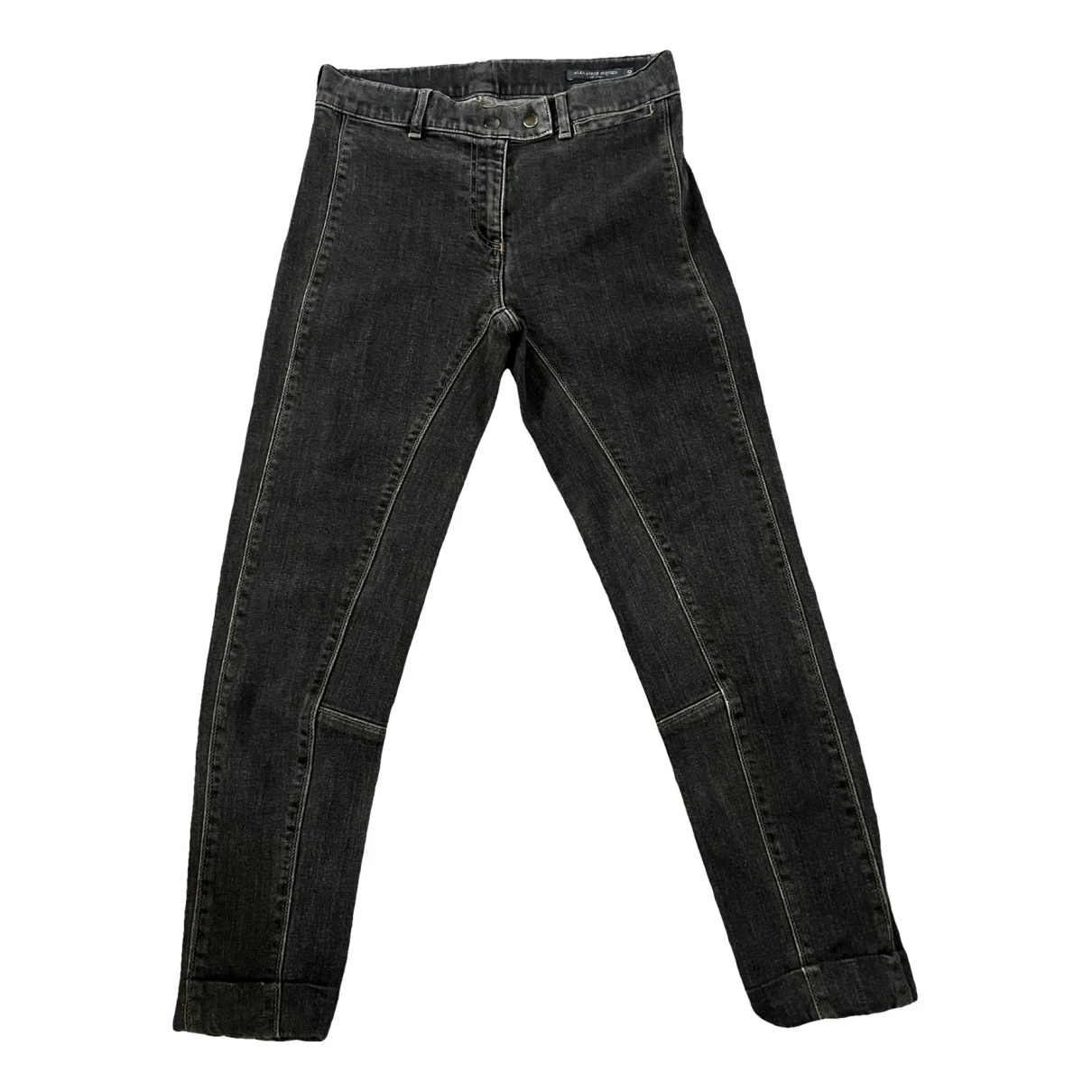 Pre-owned Alexander Mcqueen Short Jeans In Grey