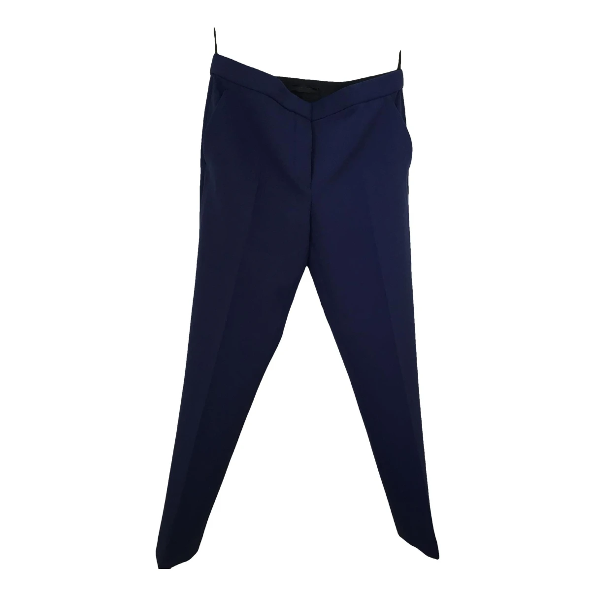 Pre-owned The Row Trousers In Blue