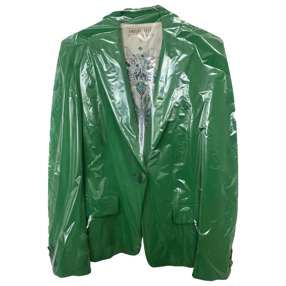 Pre-owned Emilio Pucci Blazer In Green