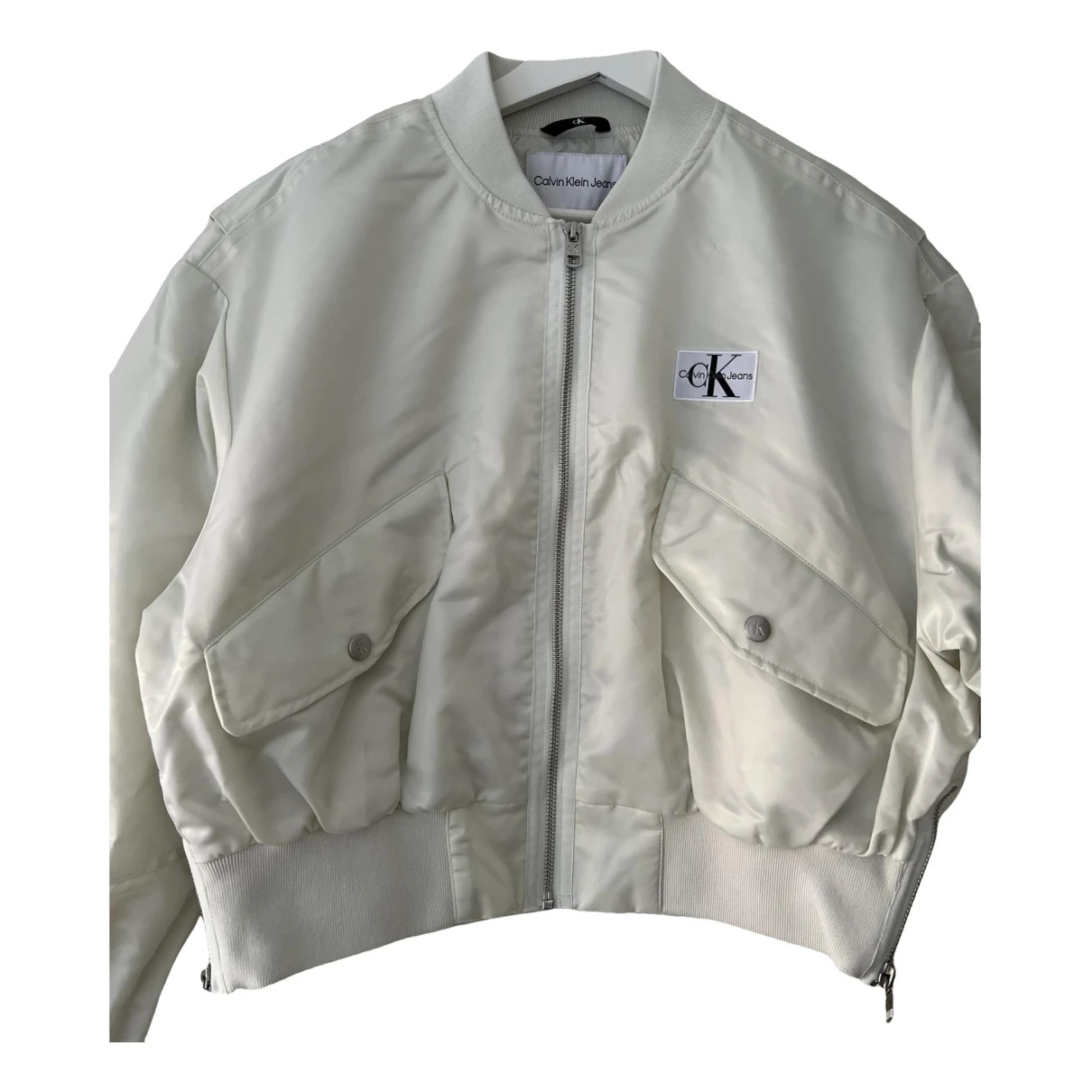 Pre-owned Calvin Klein Jeans Est.1978 Jacket In Ecru