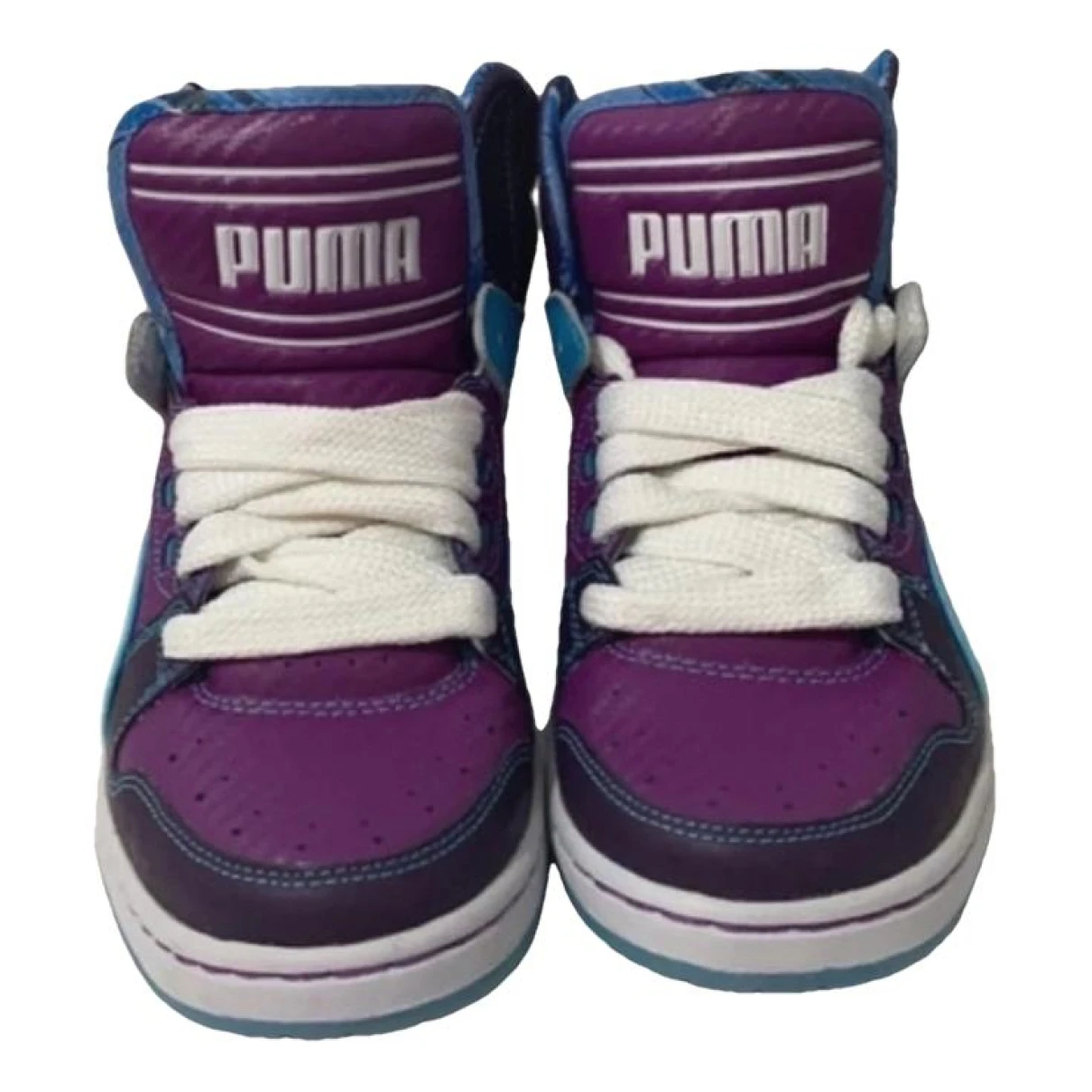 Pre-owned Puma Trainers In Purple