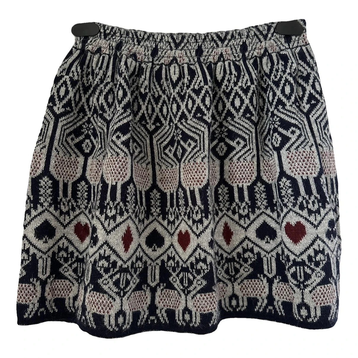 Pre-owned Manoush Wool Mid-length Skirt In Multicolour