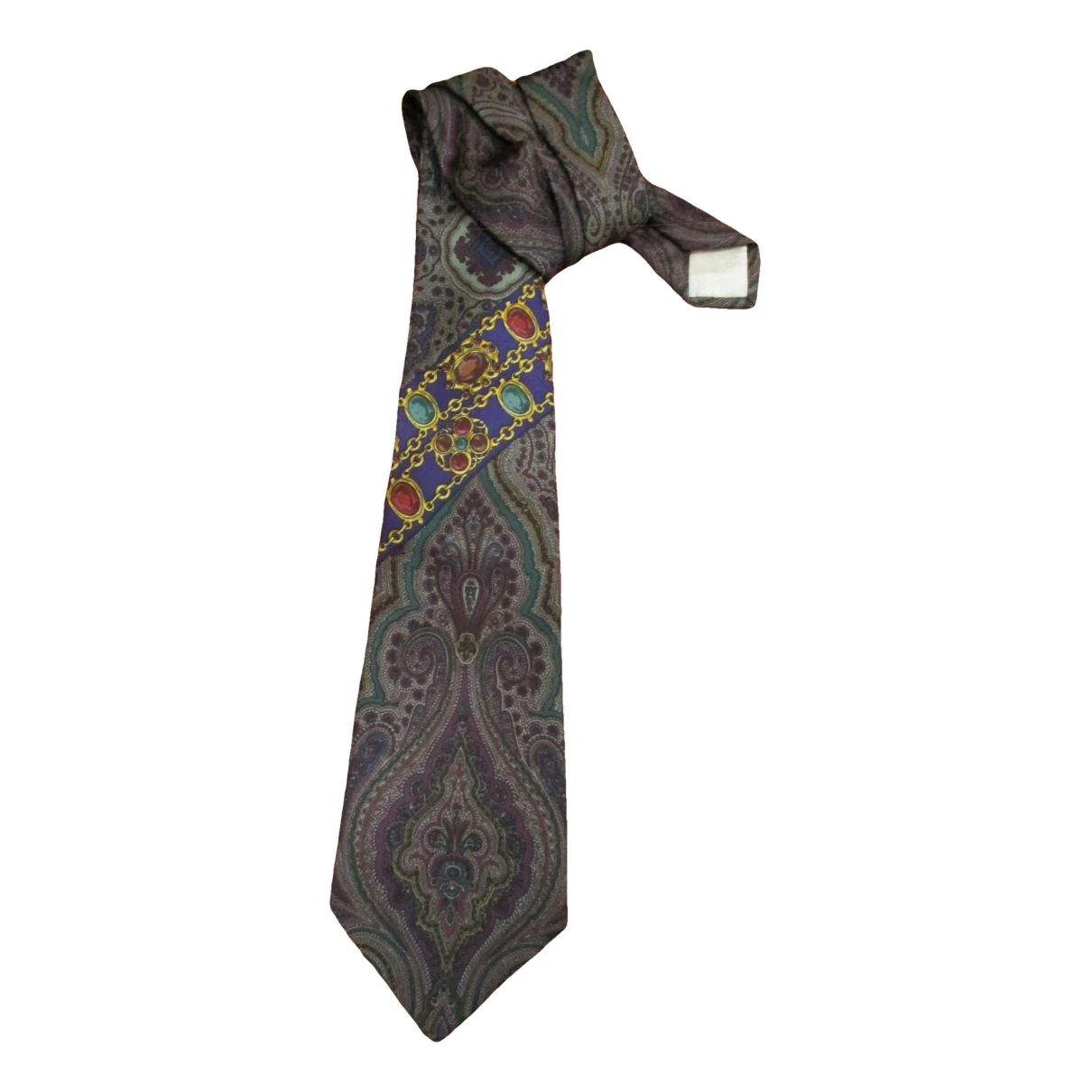 Pre-owned Chanel Silk Tie In Multicolour