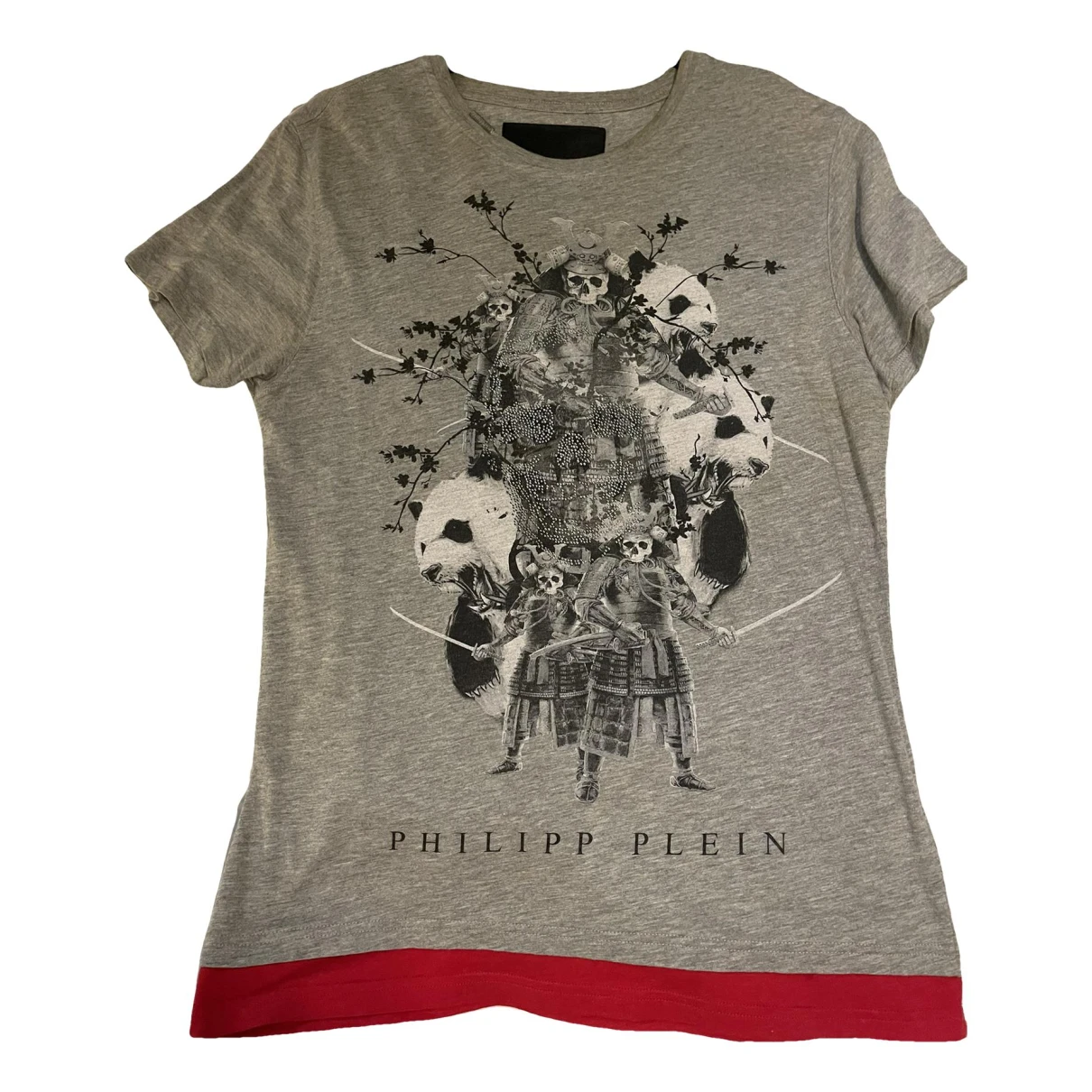 Pre-owned Philipp Plein T-shirt In Grey