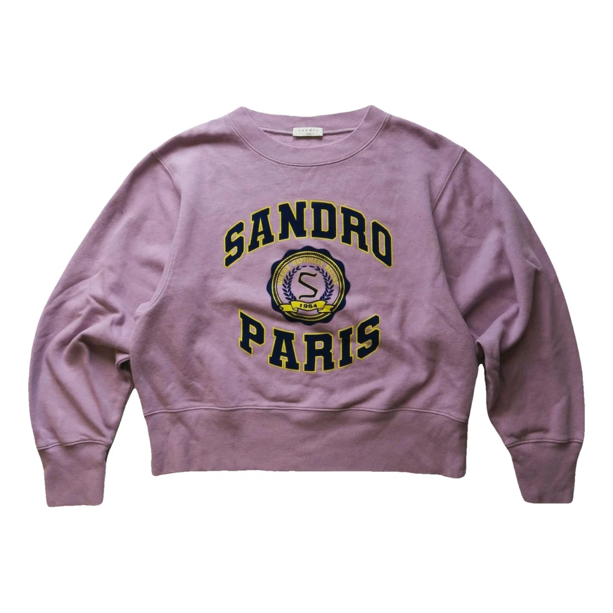 Pre-owned Sandro Top In Purple
