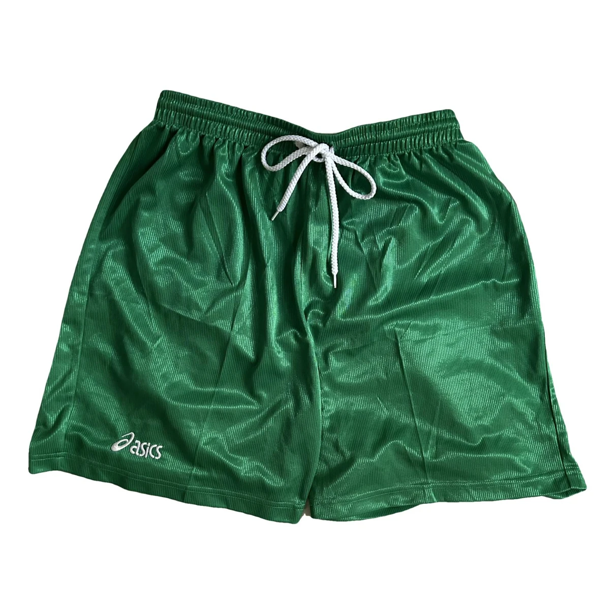 Pre-owned Asics Short In Green