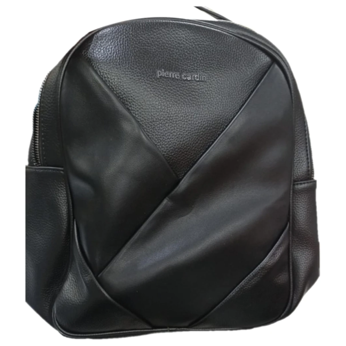 Pre-owned Pierre Cardin Leather Backpack In Black
