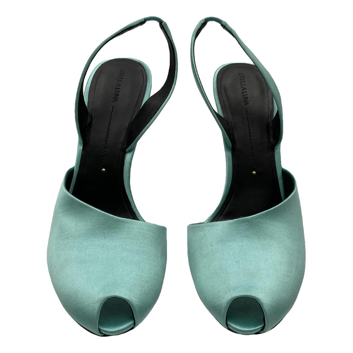 Pre-owned Stella Luna Cloth Sandals In Turquoise