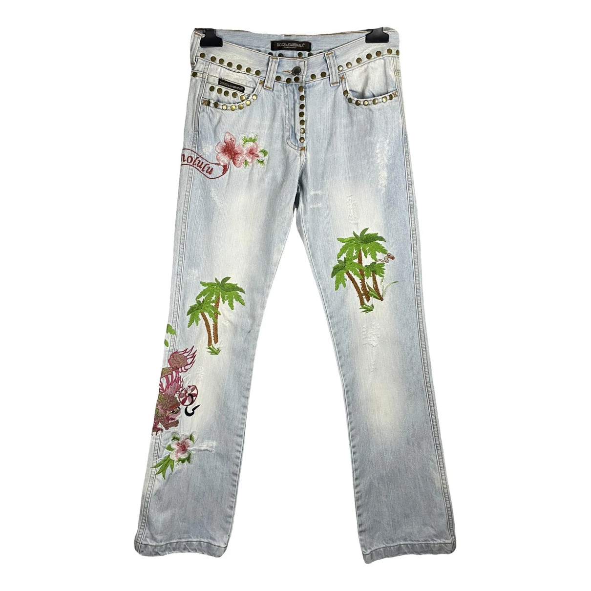Pre-owned Dolce & Gabbana Trousers In Multicolour