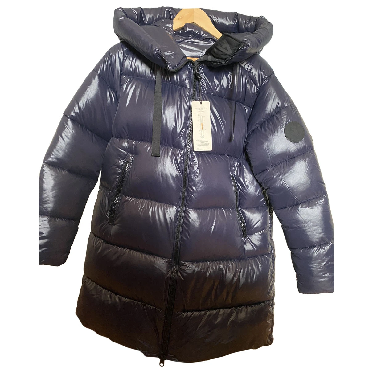 Pre-owned Save The Duck Puffer In Blue