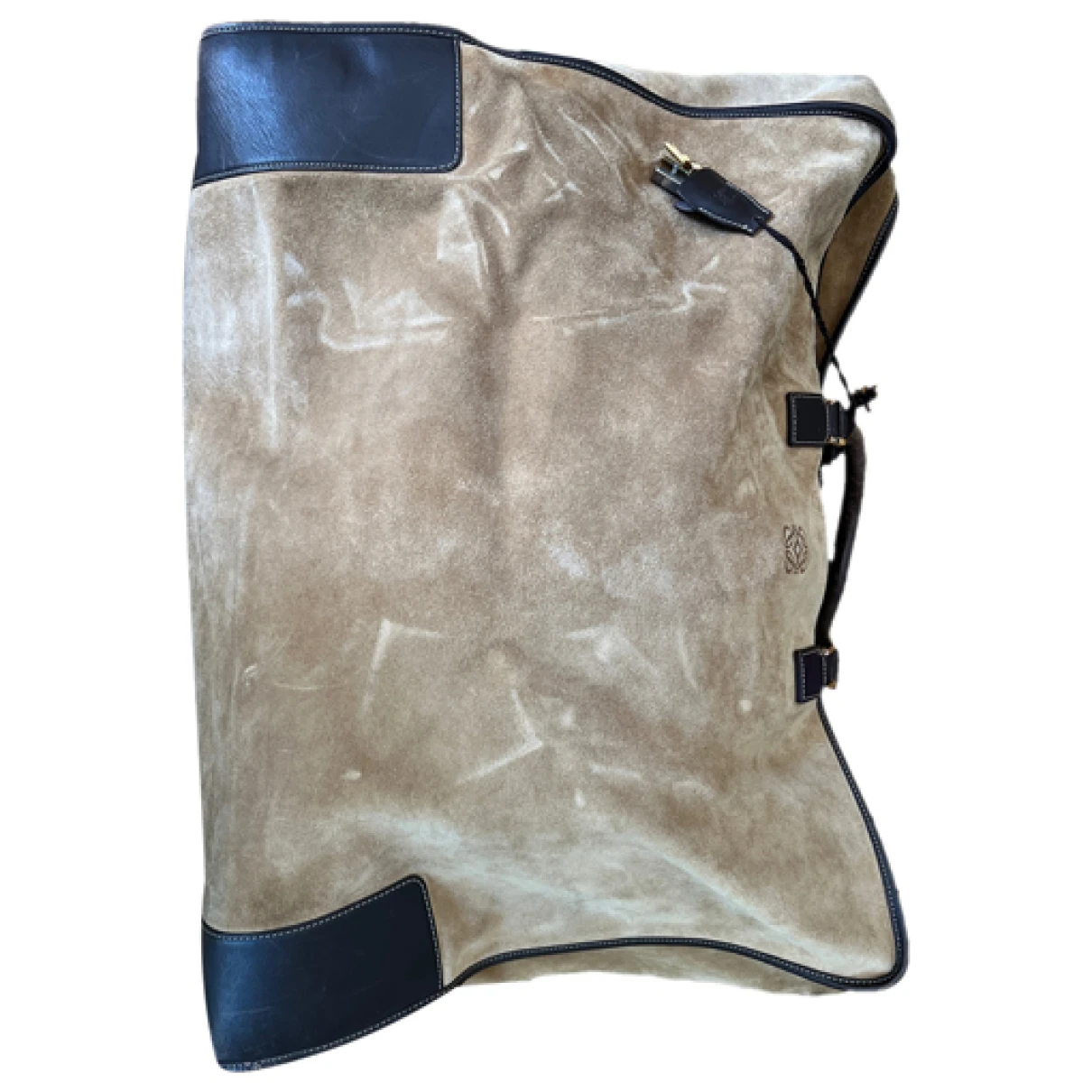 Pre-owned Loewe Leather Travel Bag In Brown