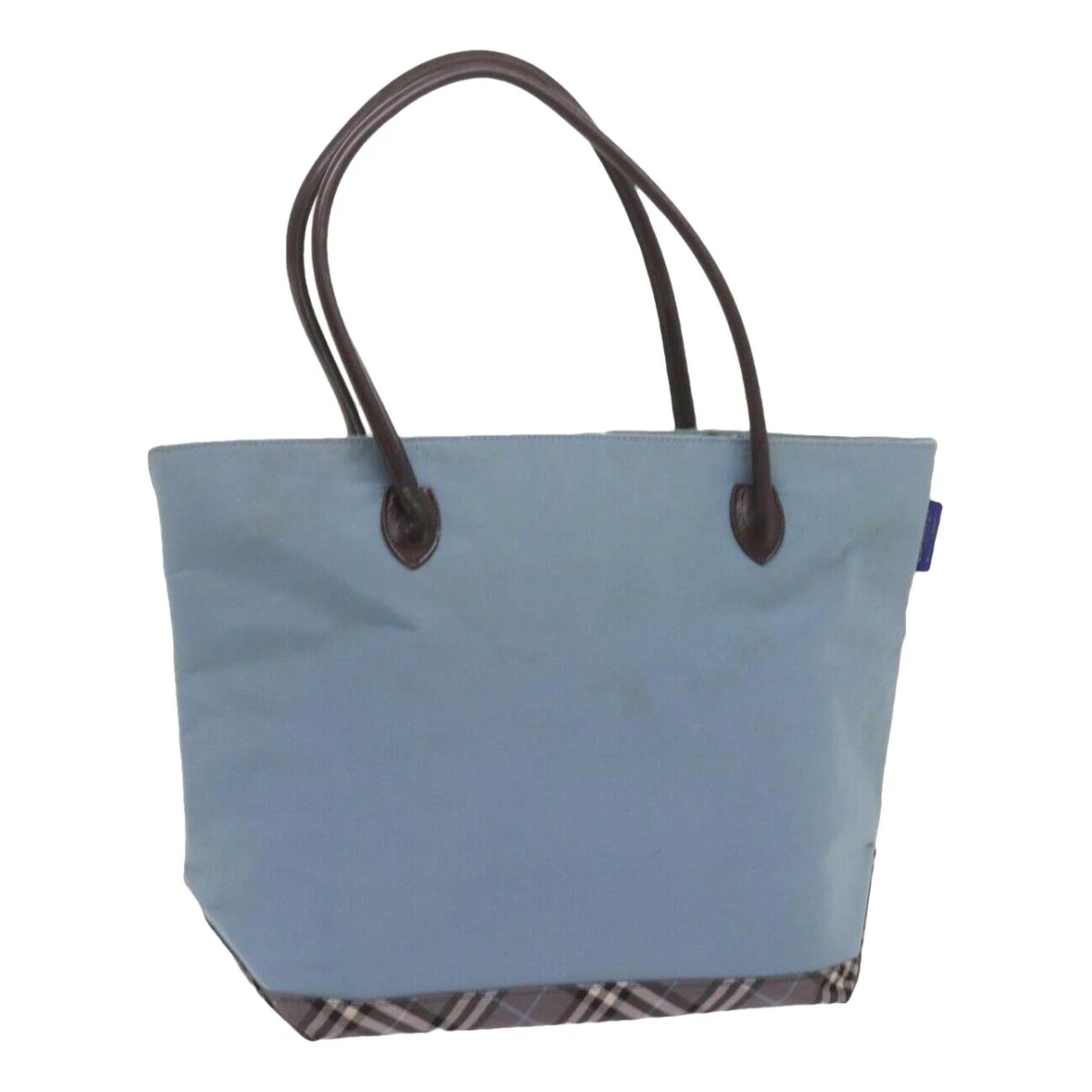Pre-owned Burberry Tote In Blue