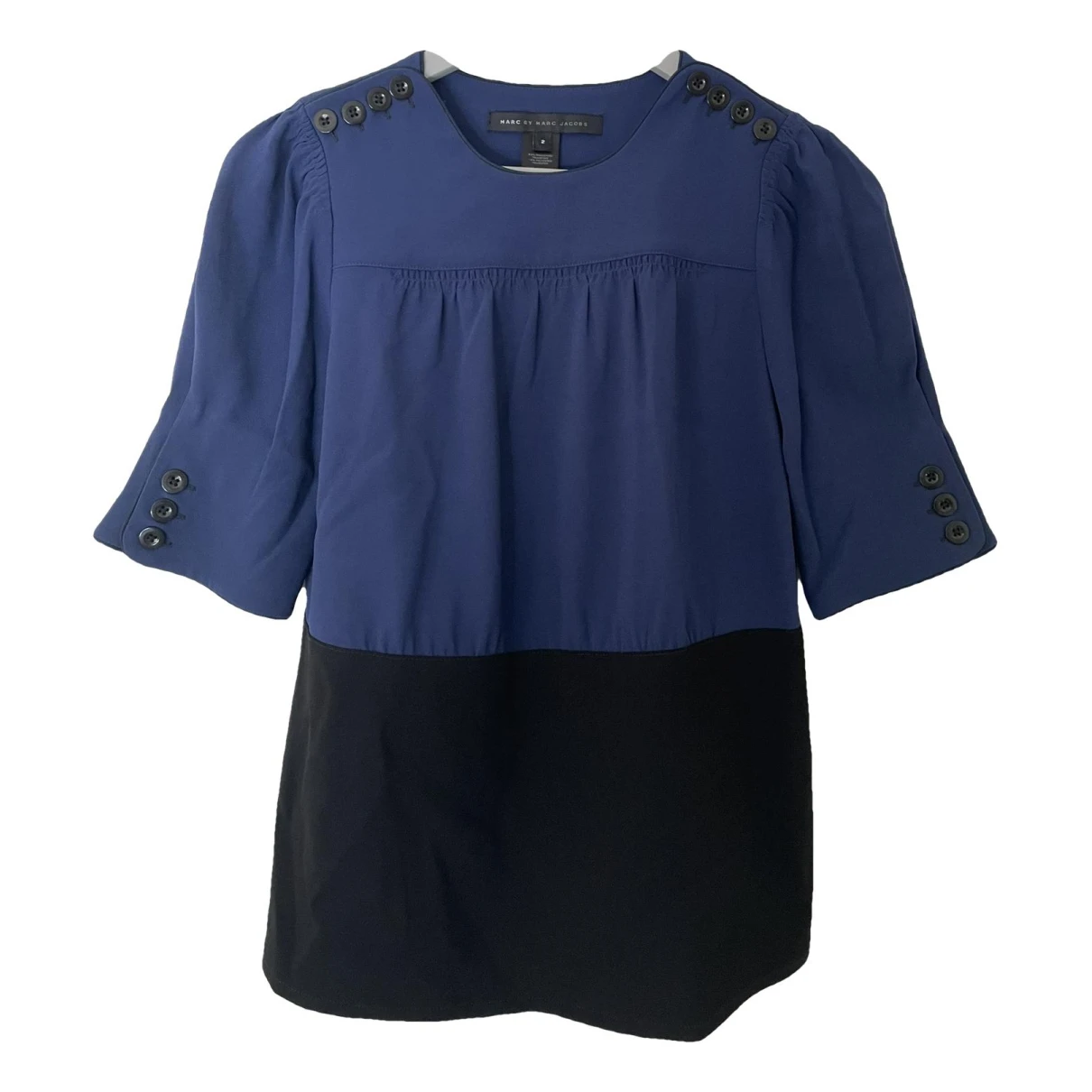 Pre-owned Marc By Marc Jacobs Blouse In Blue