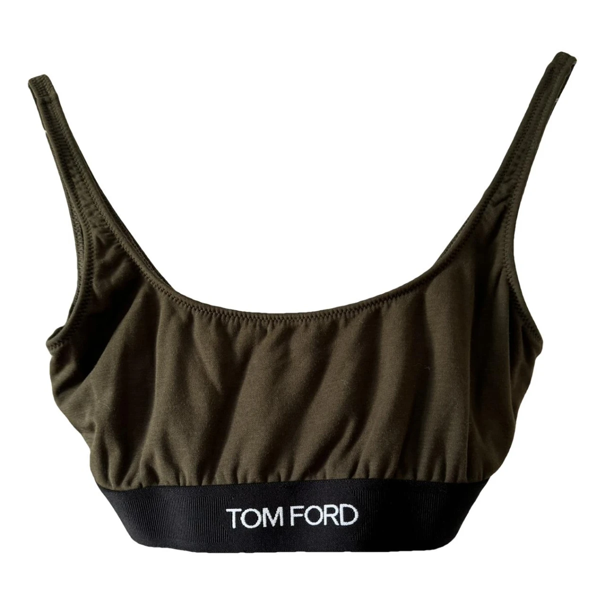 Pre-owned Tom Ford Camisole In Khaki