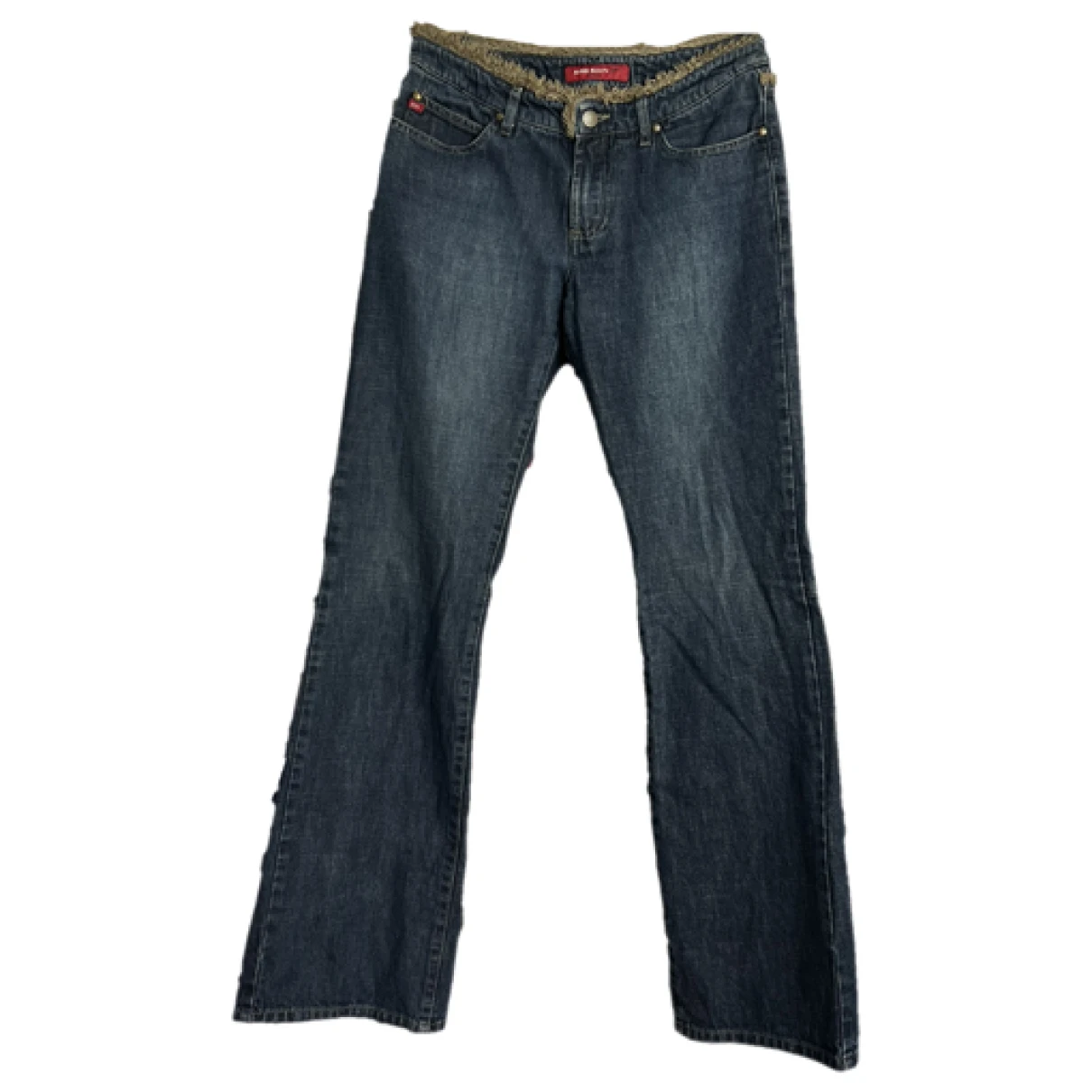 Pre-owned Miss Sixty Straight Pants In Blue