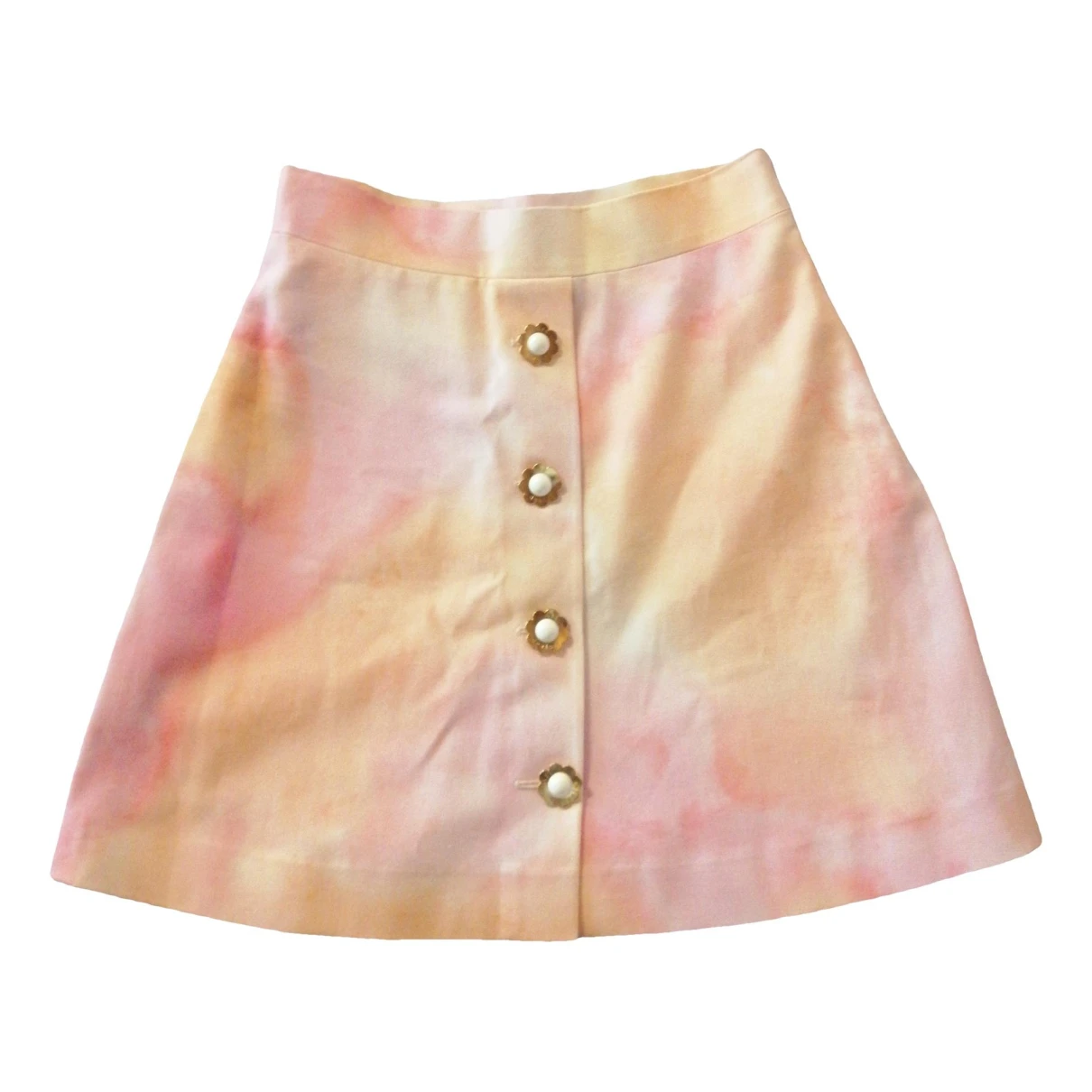 Pre-owned Art Dealer Mini Skirt In Pink