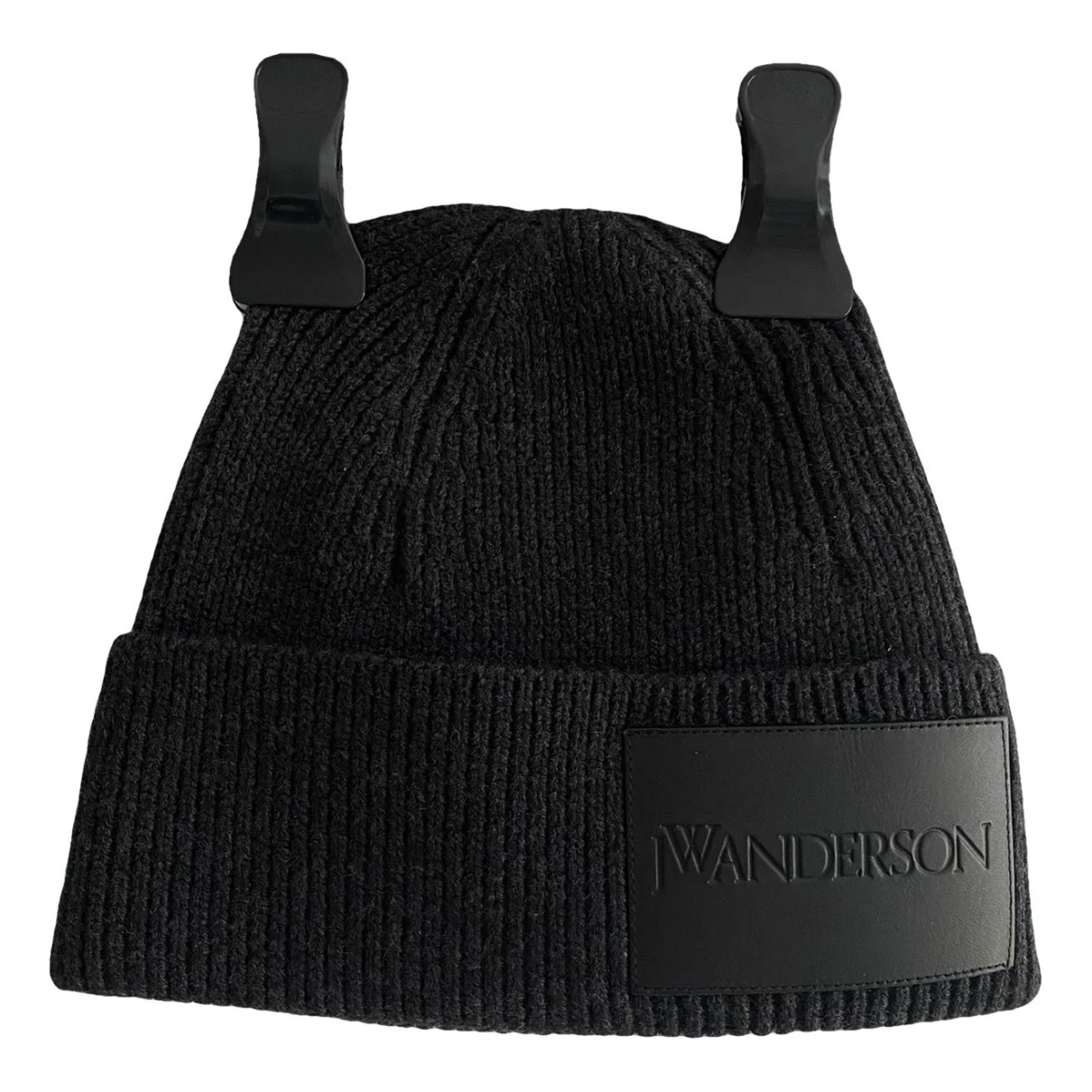 Pre-owned Jw Anderson Wool Hat In Anthracite