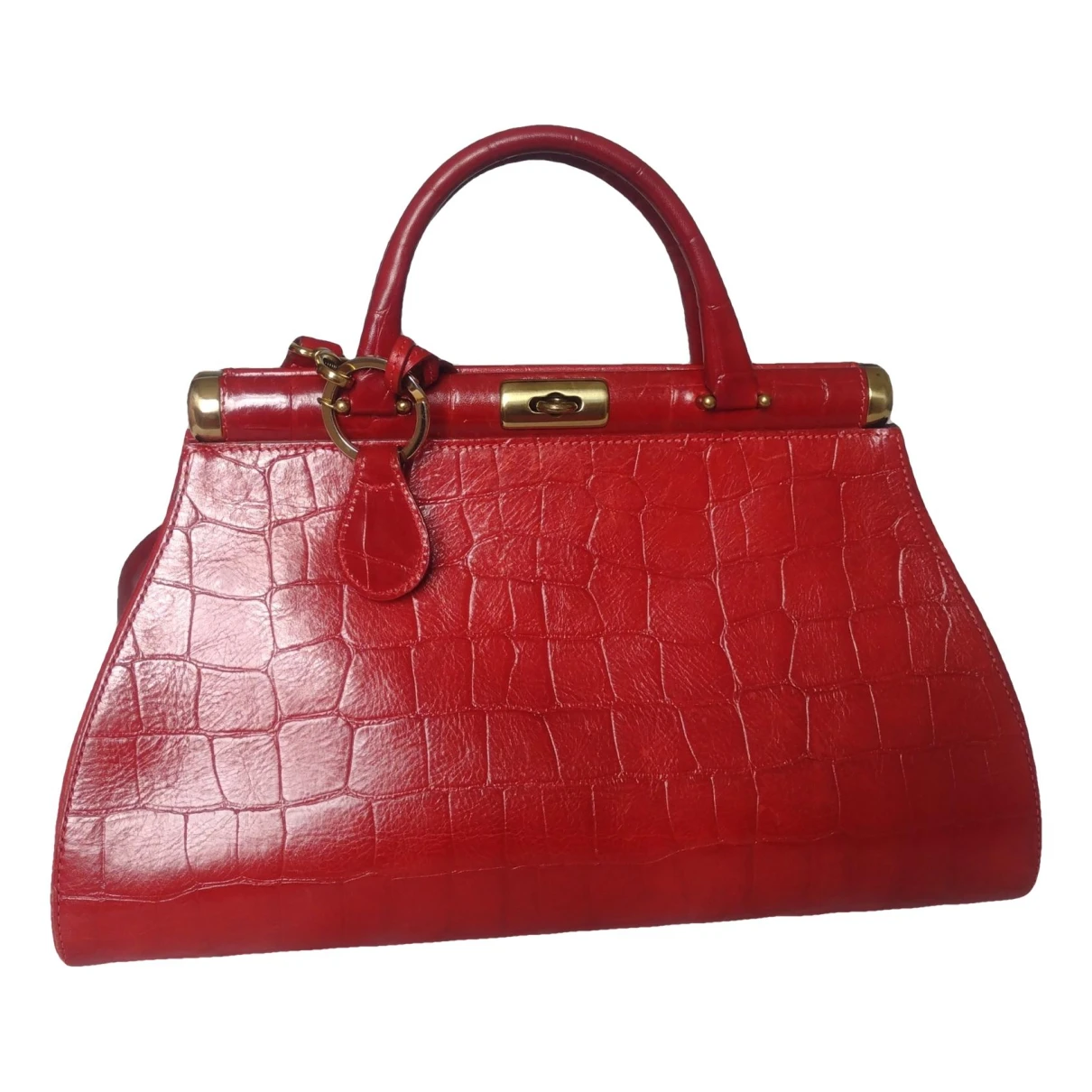 Pre-owned Mulberry Piccadilly Leather Handbag In Red