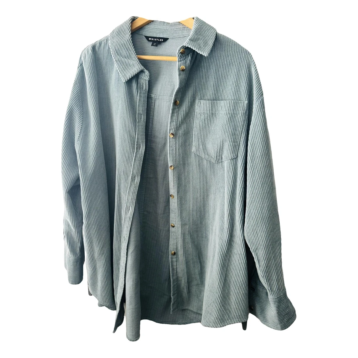 Pre-owned Whistles Jacket In Turquoise