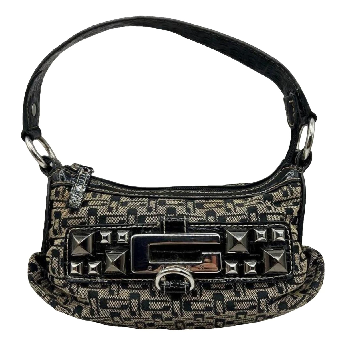 Pre-owned Guess Handbag In Black