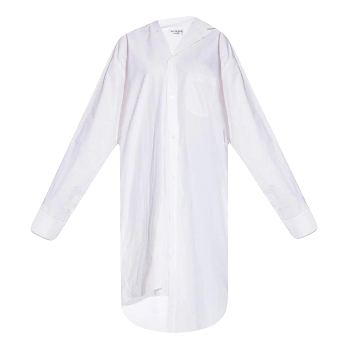 Pre-owned Balenciaga Mid-length Dress In White