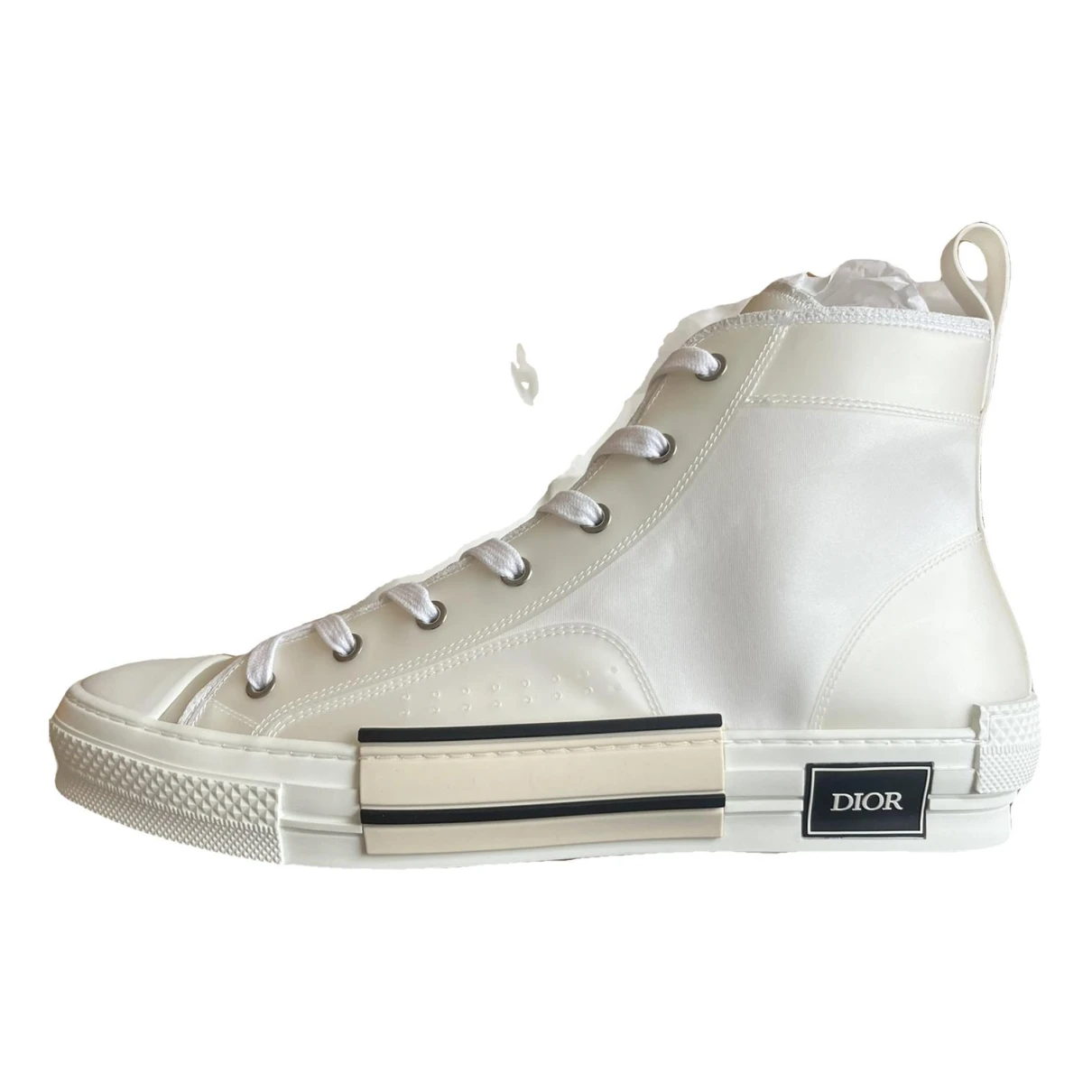 Pre-owned Dior B23 High Trainers In White