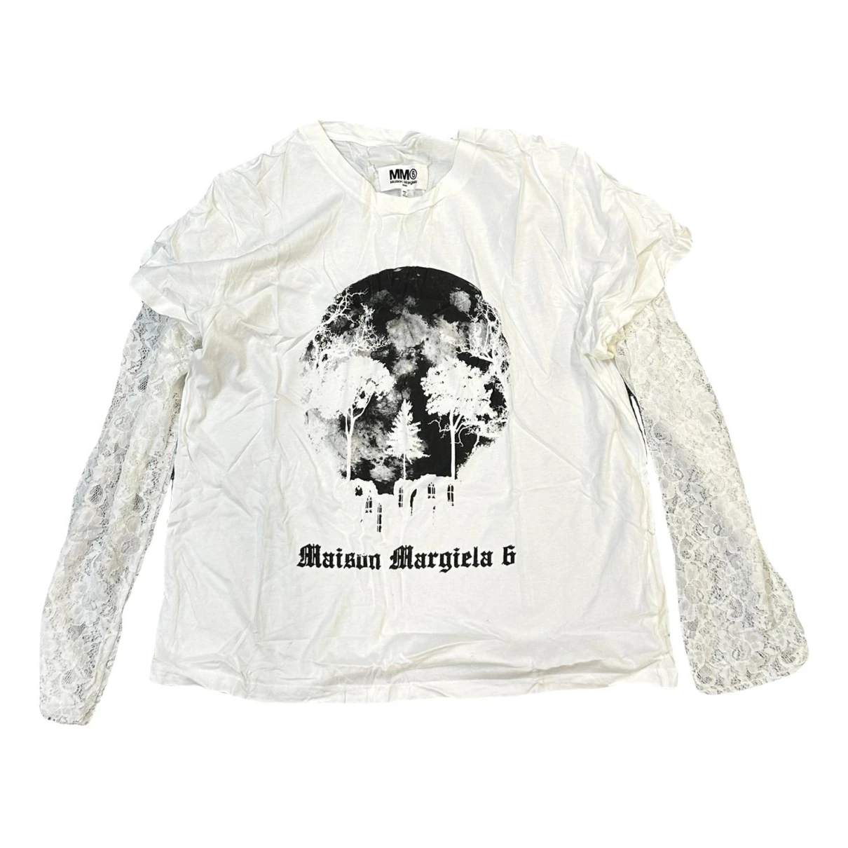 Pre-owned Mm6 Maison Margiela Top In White