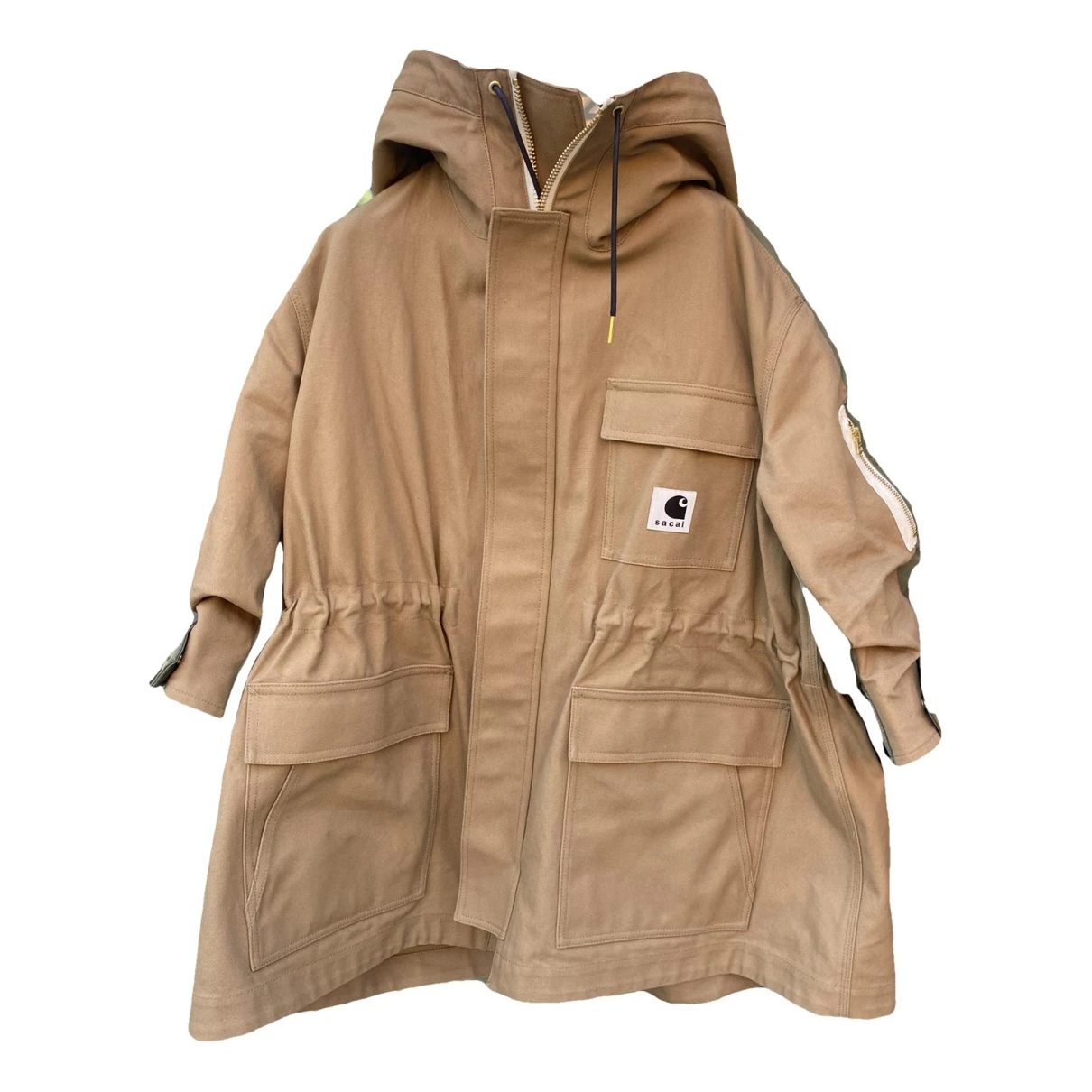 Pre-owned Sacai Parka In Beige