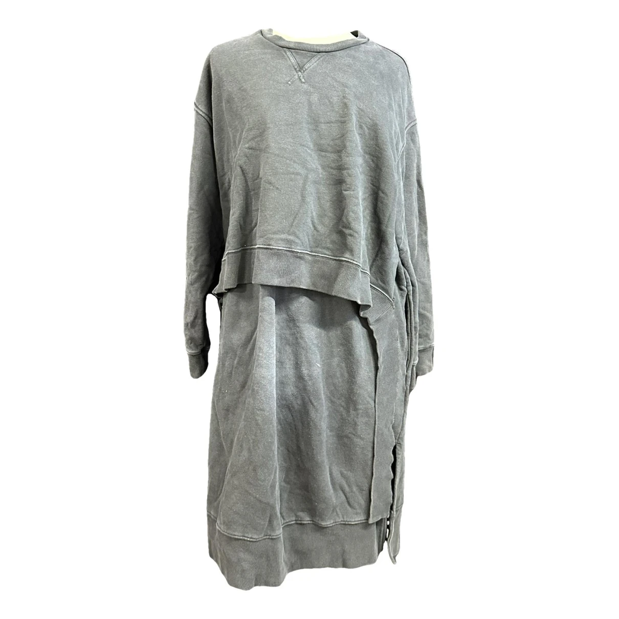 Pre-owned Mm6 Maison Margiela Mid-length Dress In Grey