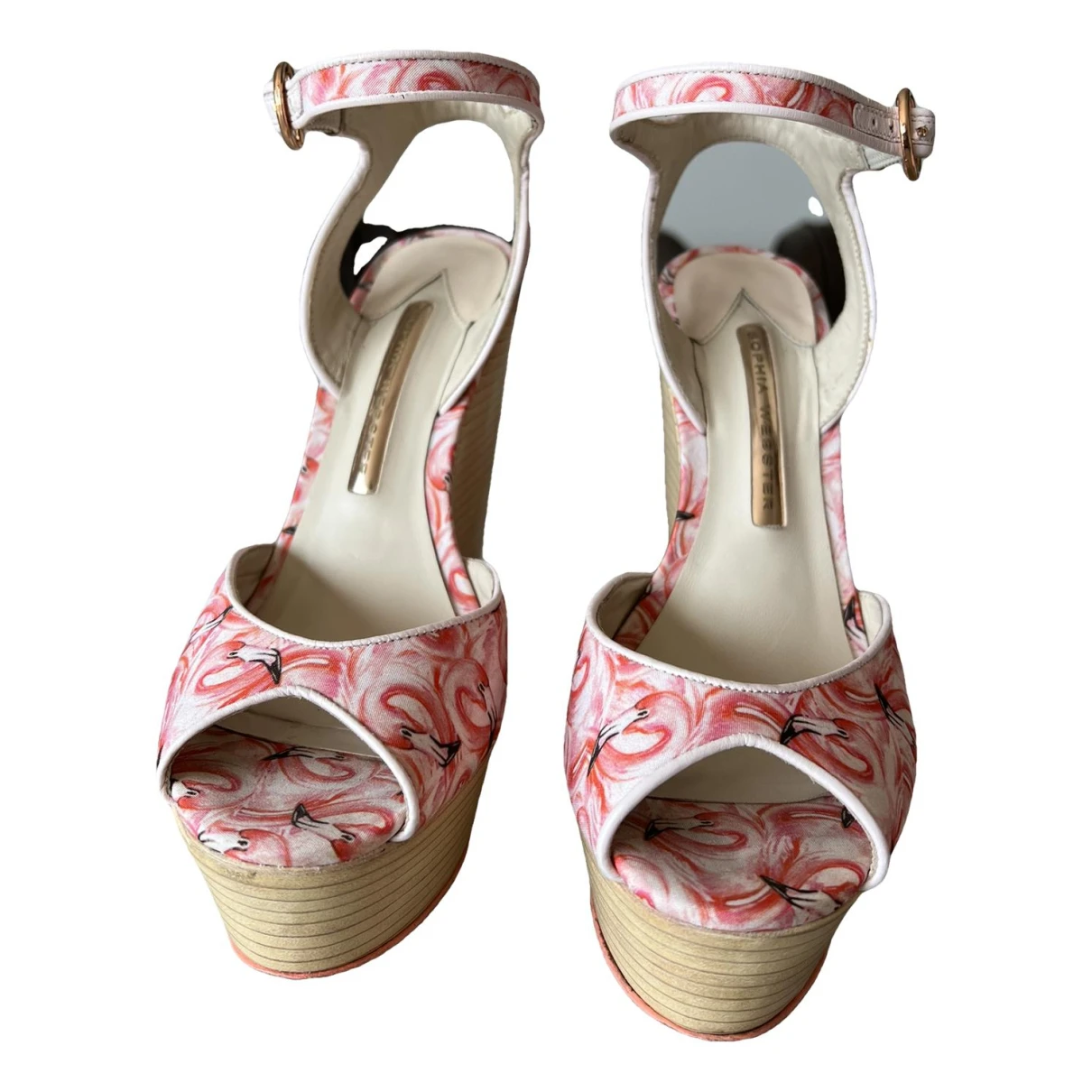 Pre-owned Sophia Webster Cloth Sandals In Multicolour