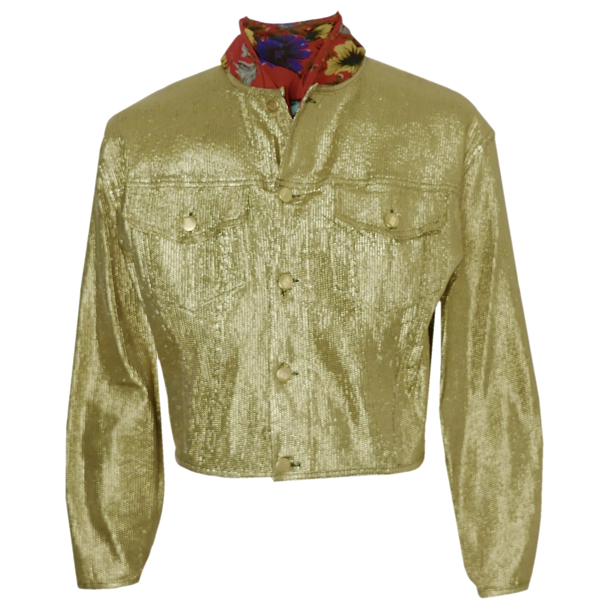 Pre-owned Jean Paul Gaultier Jacket In Gold